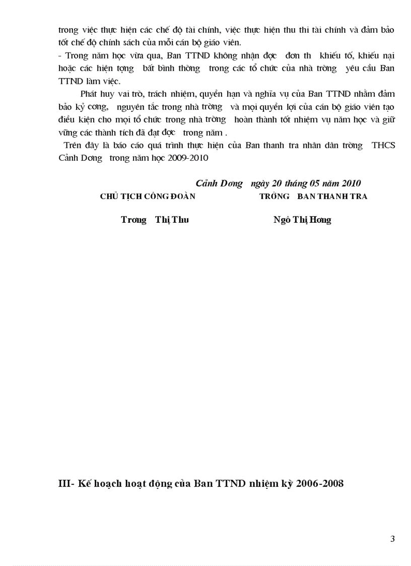 image for page Bao cao Tong ket hoat dong cua ban thanh tra nhan dan