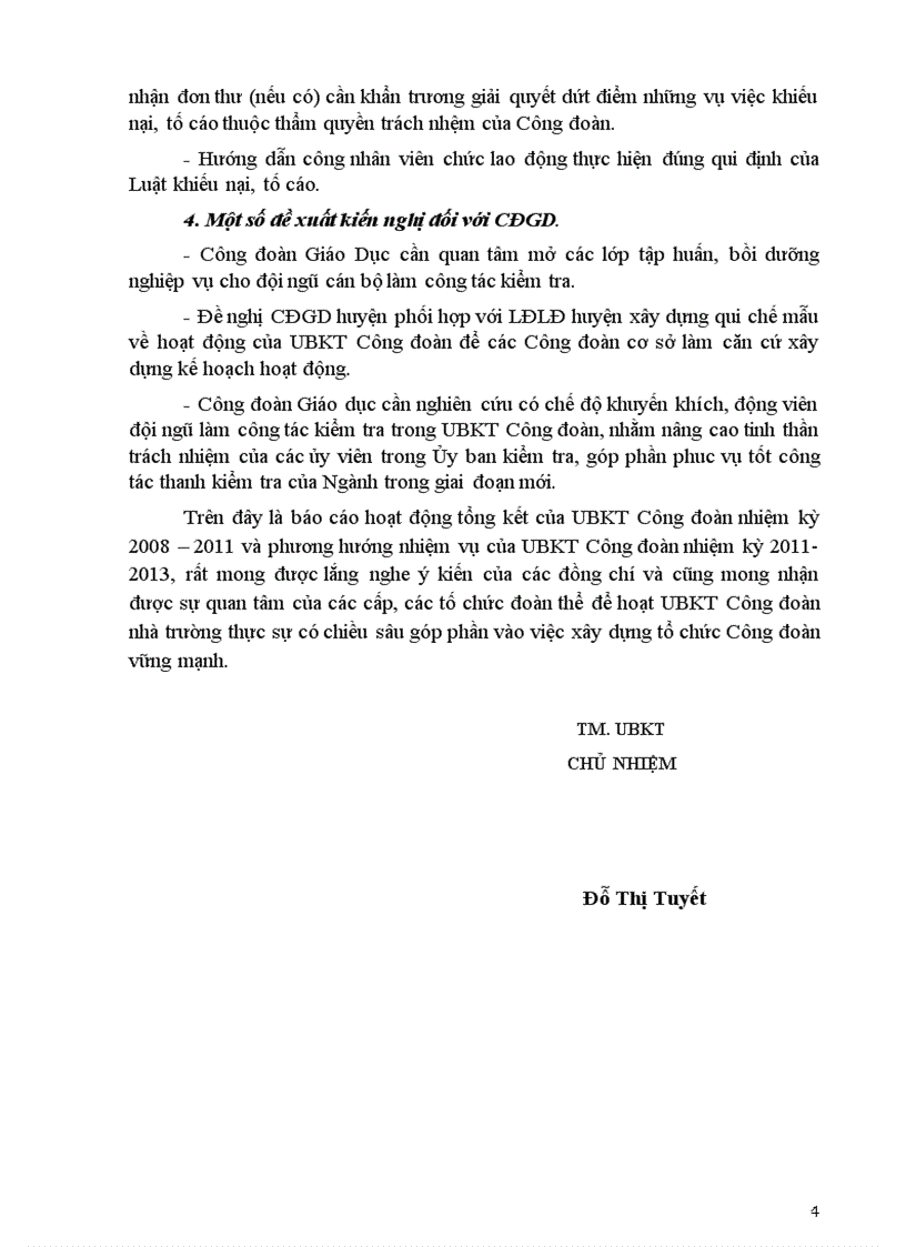 image for page Báo cáo tổng kết hoạt động của ubkt công đoàn nhiệm kỳ 2008 2011 và phương hướng nhiệm kỳ 2011 2013