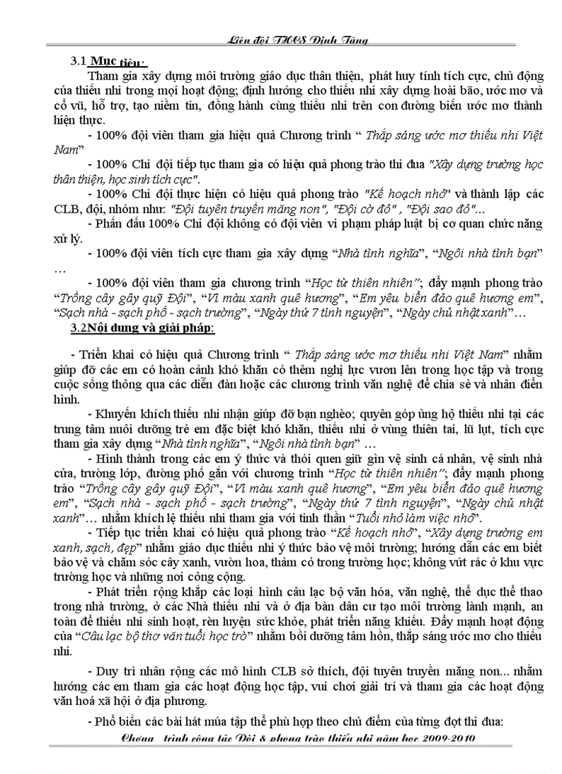 image for page Bao cao tong ket hoat dong doi nam hoc 2009 2010