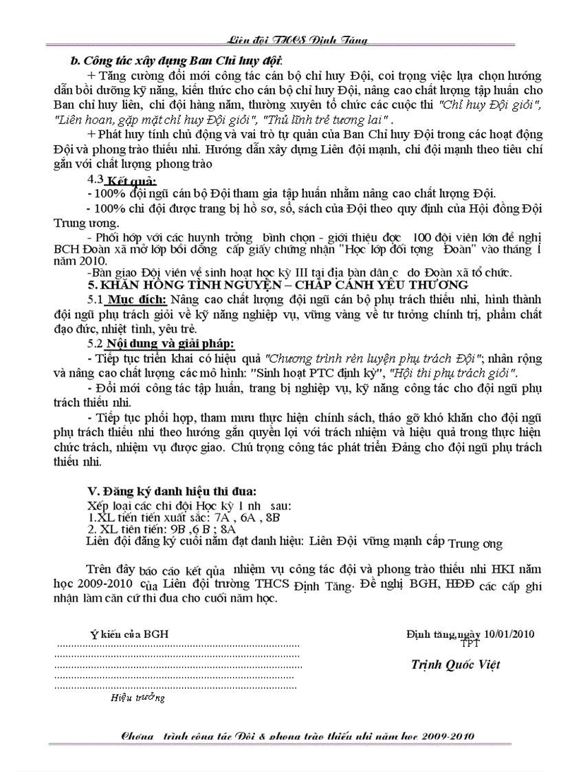 image for page Bao cao tong ket hoat dong doi nam hoc 2009 2010