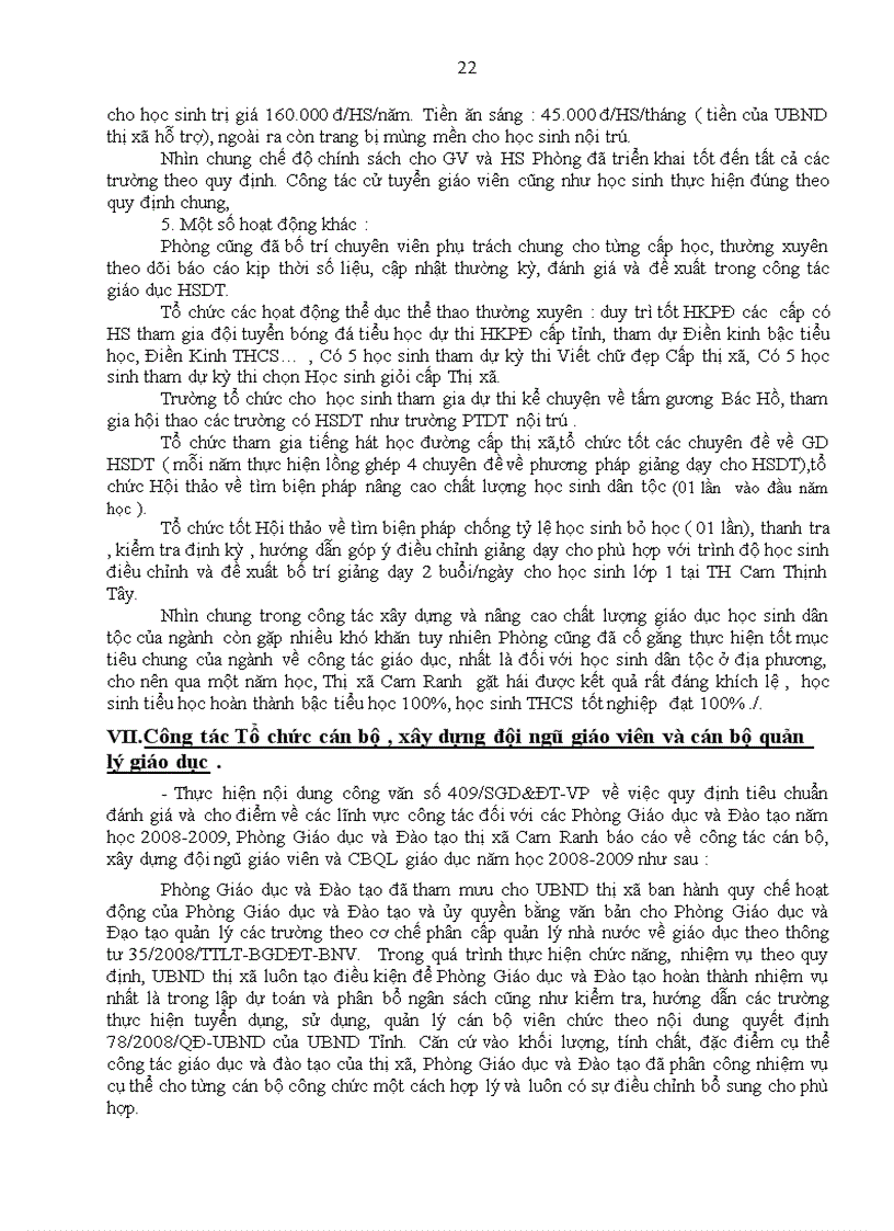 image for page Báo cáo Tổng kết thi đua PGD ĐT 2008 2009