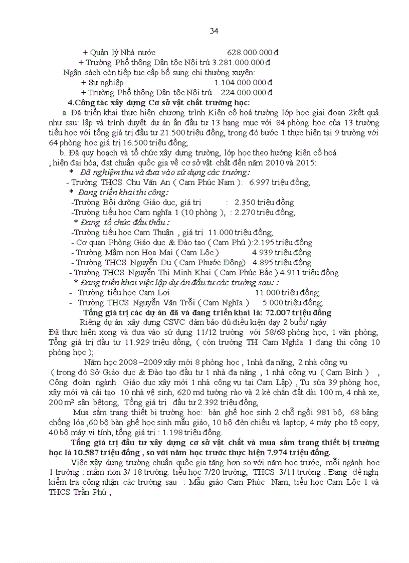 image for page Báo cáo Tổng kết thi đua PGD ĐT 2008 2009