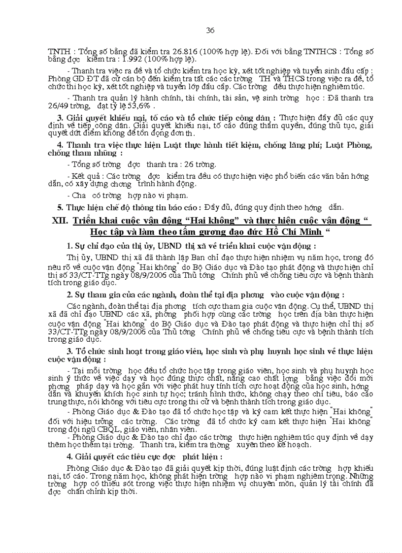 image for page Báo cáo Tổng kết thi đua PGD ĐT 2008 2009