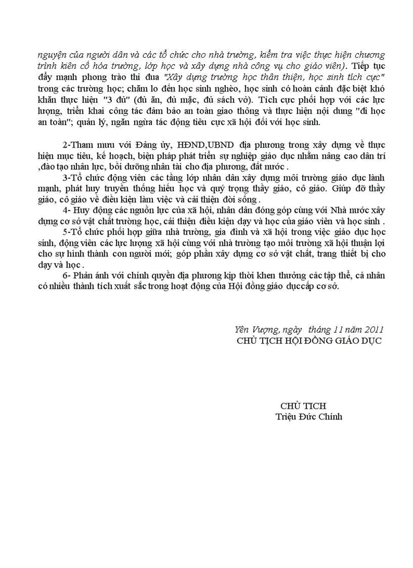 image for page Báo cao trinh đại hội giáo dục cấp xã