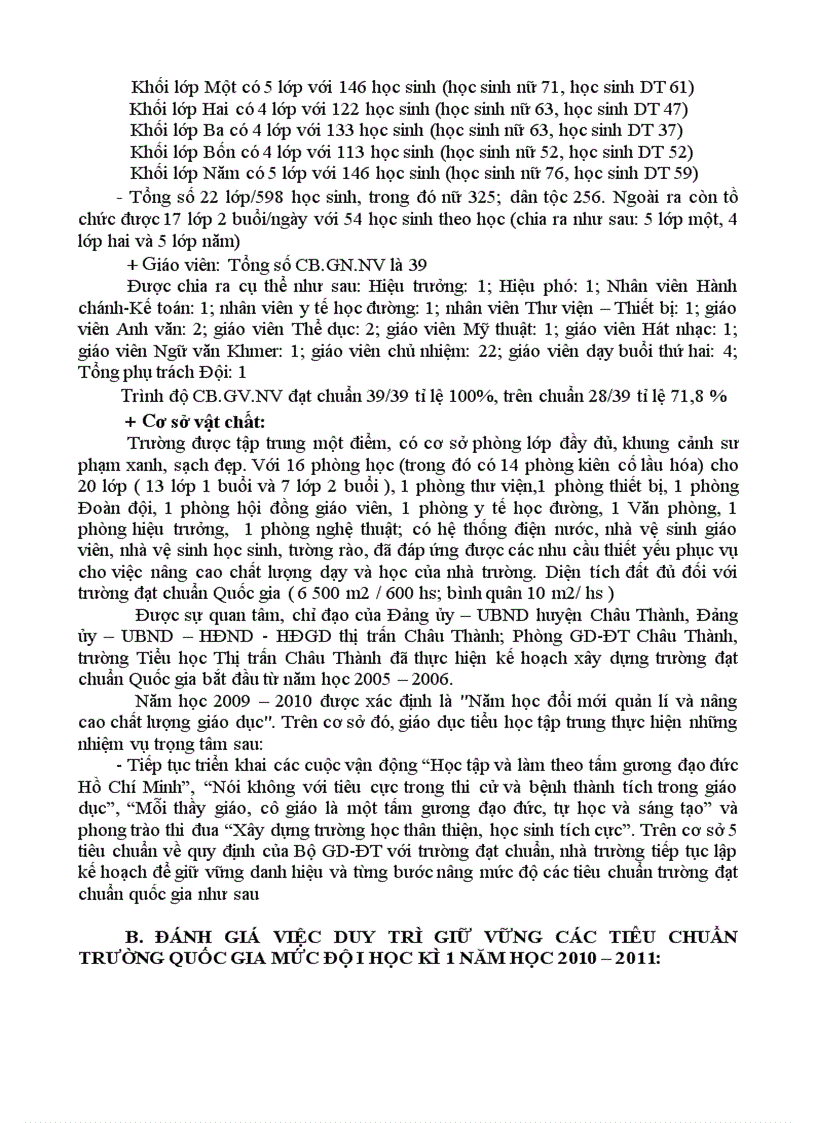 image for page Báo cáo trường đạt chuấn quốc gia 2010 2011