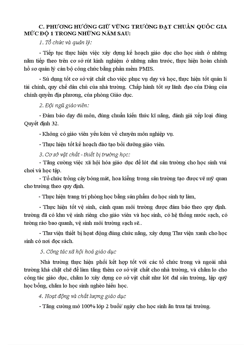 image for page Báo cáo trường đạt chuấn quốc gia 2010 2011