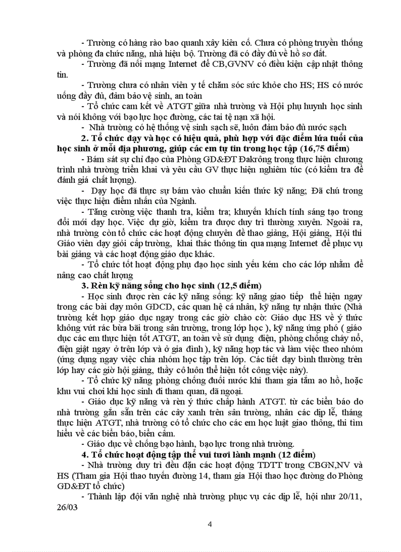 image for page Báo cáo trường học thân thiện năm học 2010 2011