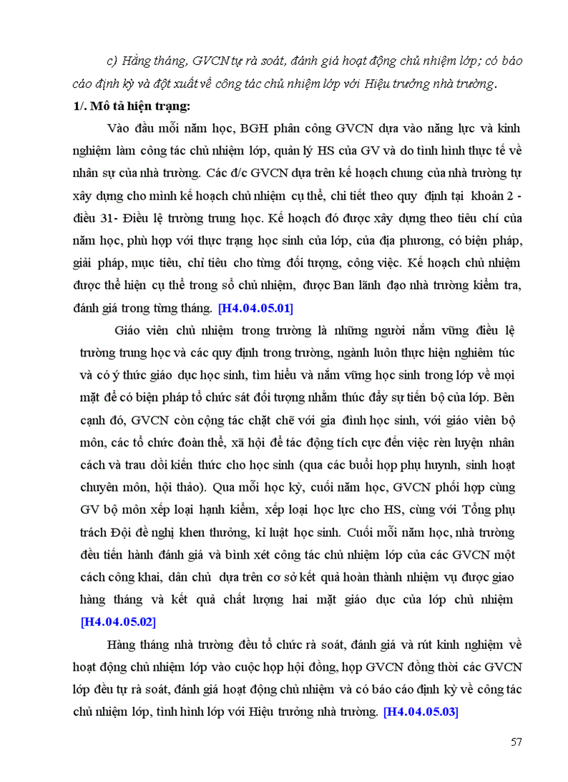 image for page Báo cáo tự đánh giá chất lượng giáo dục THCS