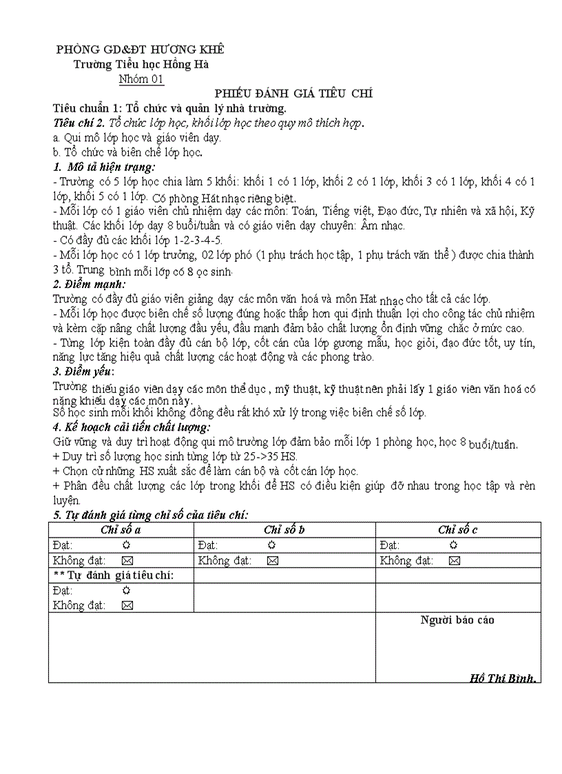 image for page Báo cáo tự đánh giá cl trường phổ thông