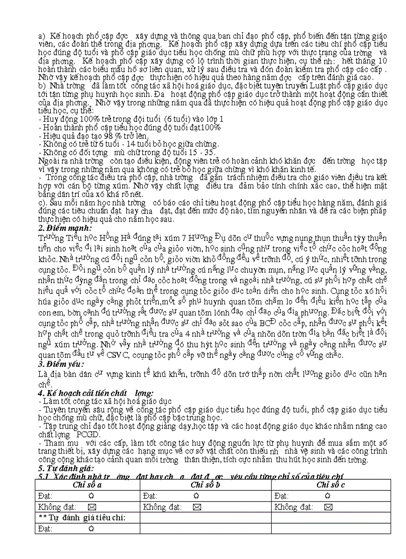 image for page Báo cáo tự đánh giá cl trường phổ thông