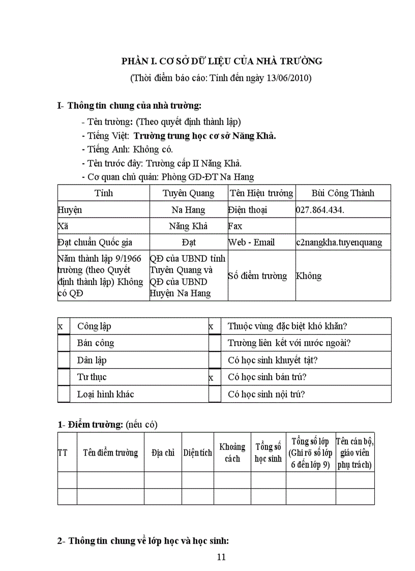 image for page Báo cáo tự đánh giá KDCLGD THCS