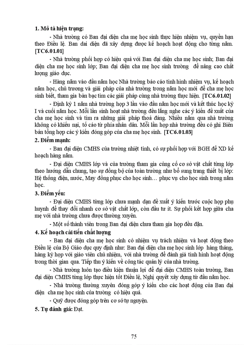 image for page Báo cáo tự đánh giá KDCLGD THCS