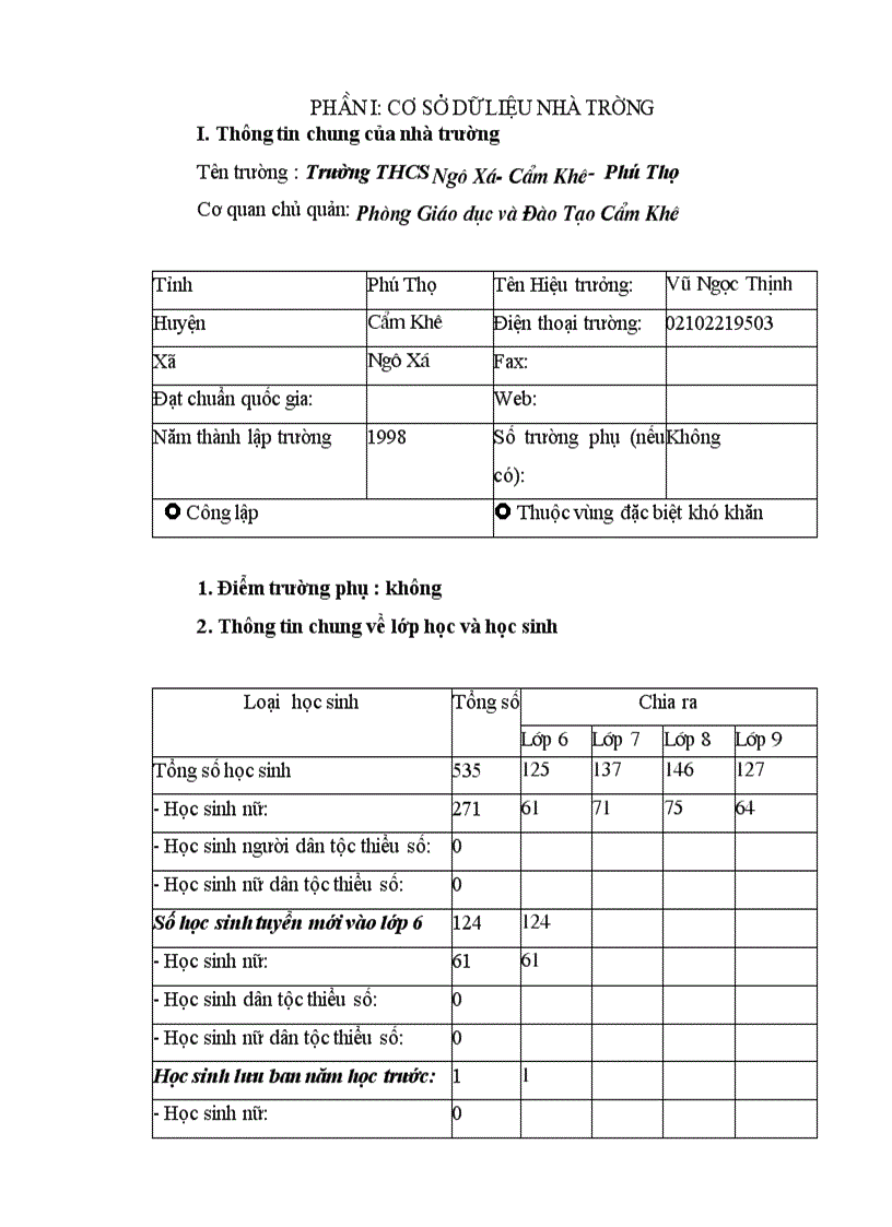 image for page Bao cao tu danh gia kiem dinh chat luong giao duc ban day du