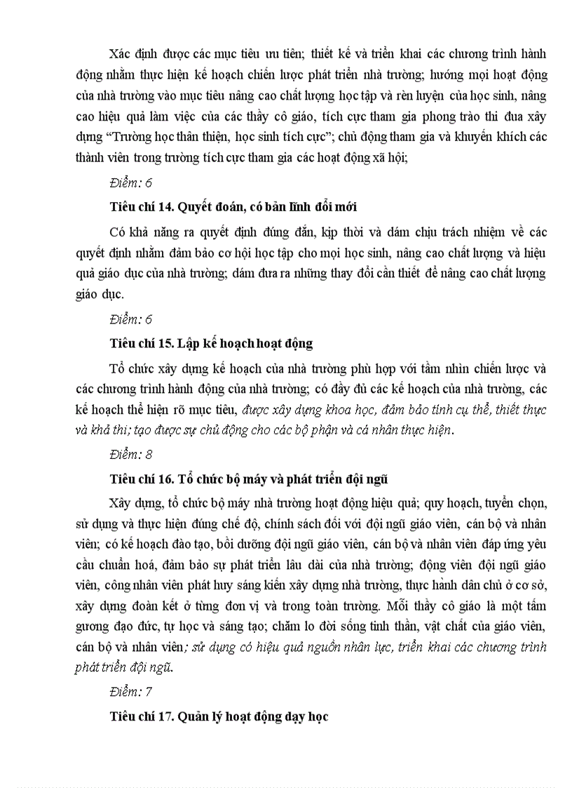 image for page Báo cáo tự đánh giá xếp loại chuẩn hiệu trưởng