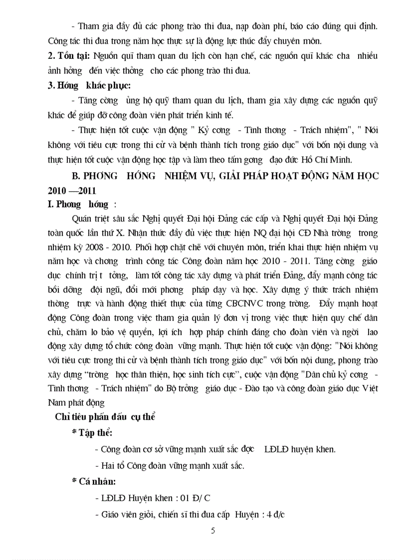 image for page BCTK cong doan 2009 2010