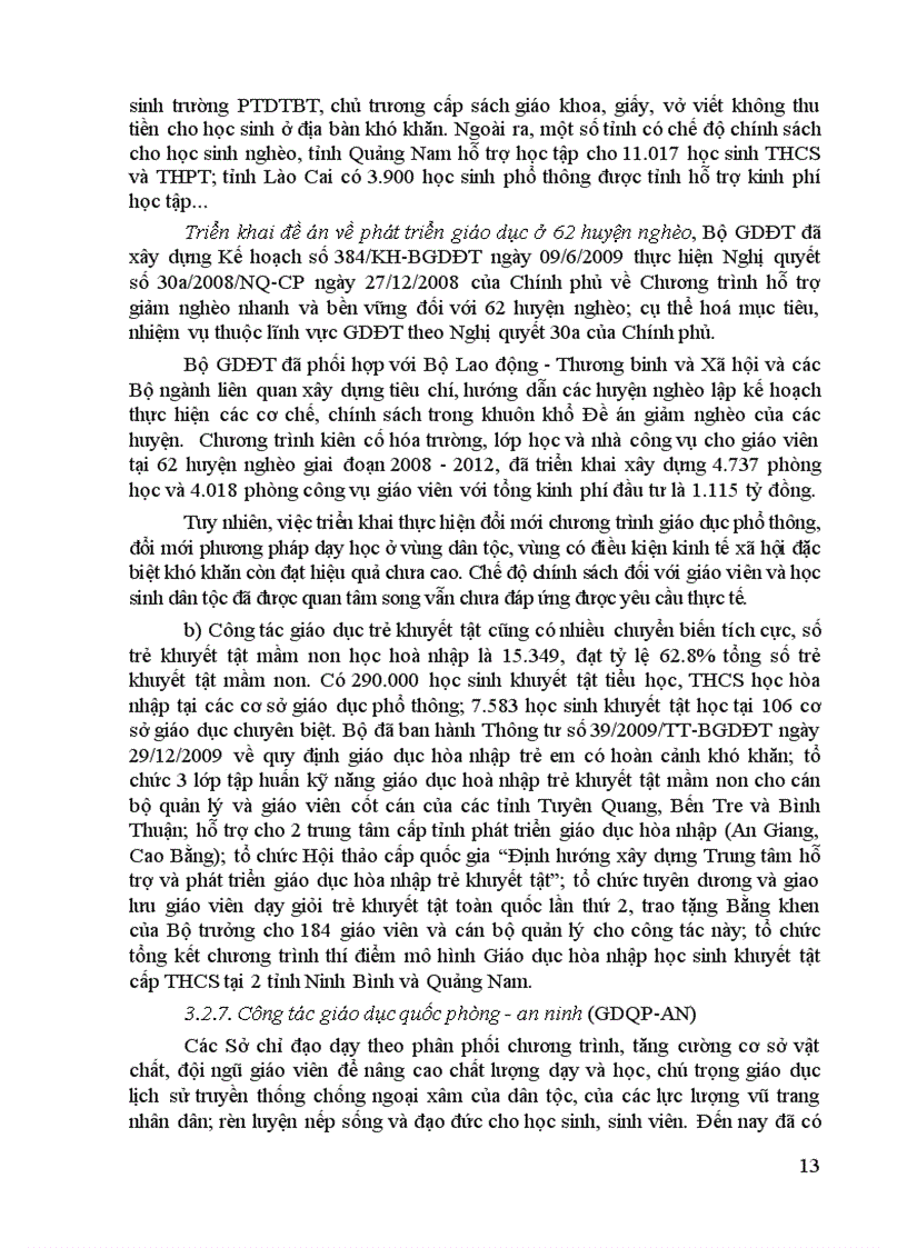 image for page BCTK 2009 2010 và PHNH 2010 2011 của BGDĐT