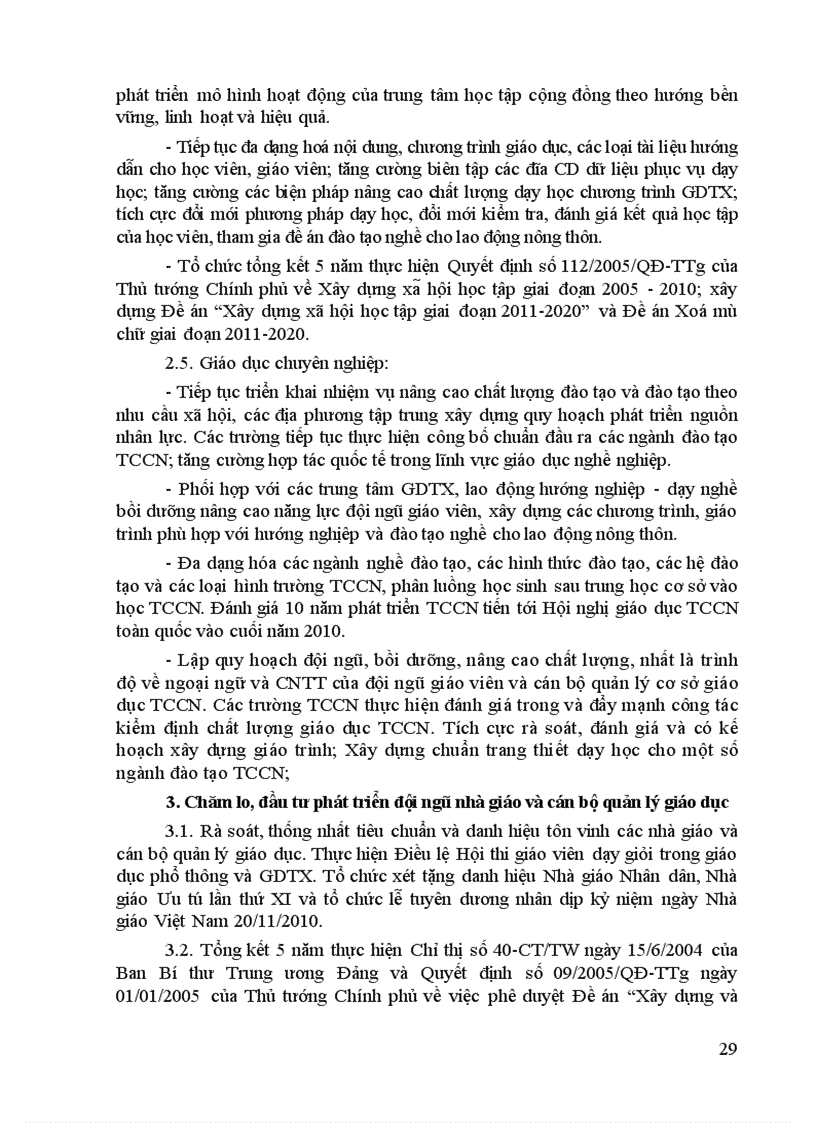 image for page BCTK 2009 2010 và PHNH 2010 2011 của BGDĐT