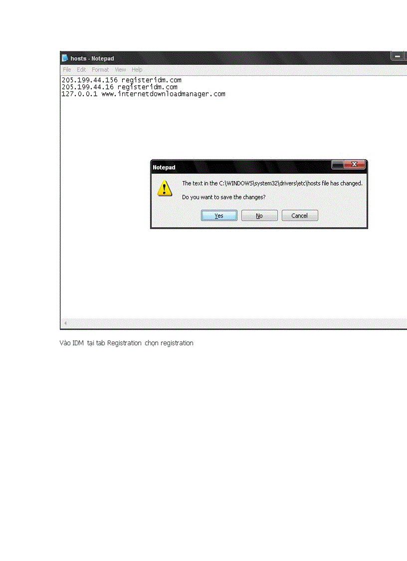 image for page Be crack phan mem IDM