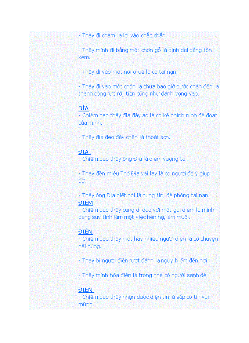 image for page Bí ẩn những điềm chiêm bao