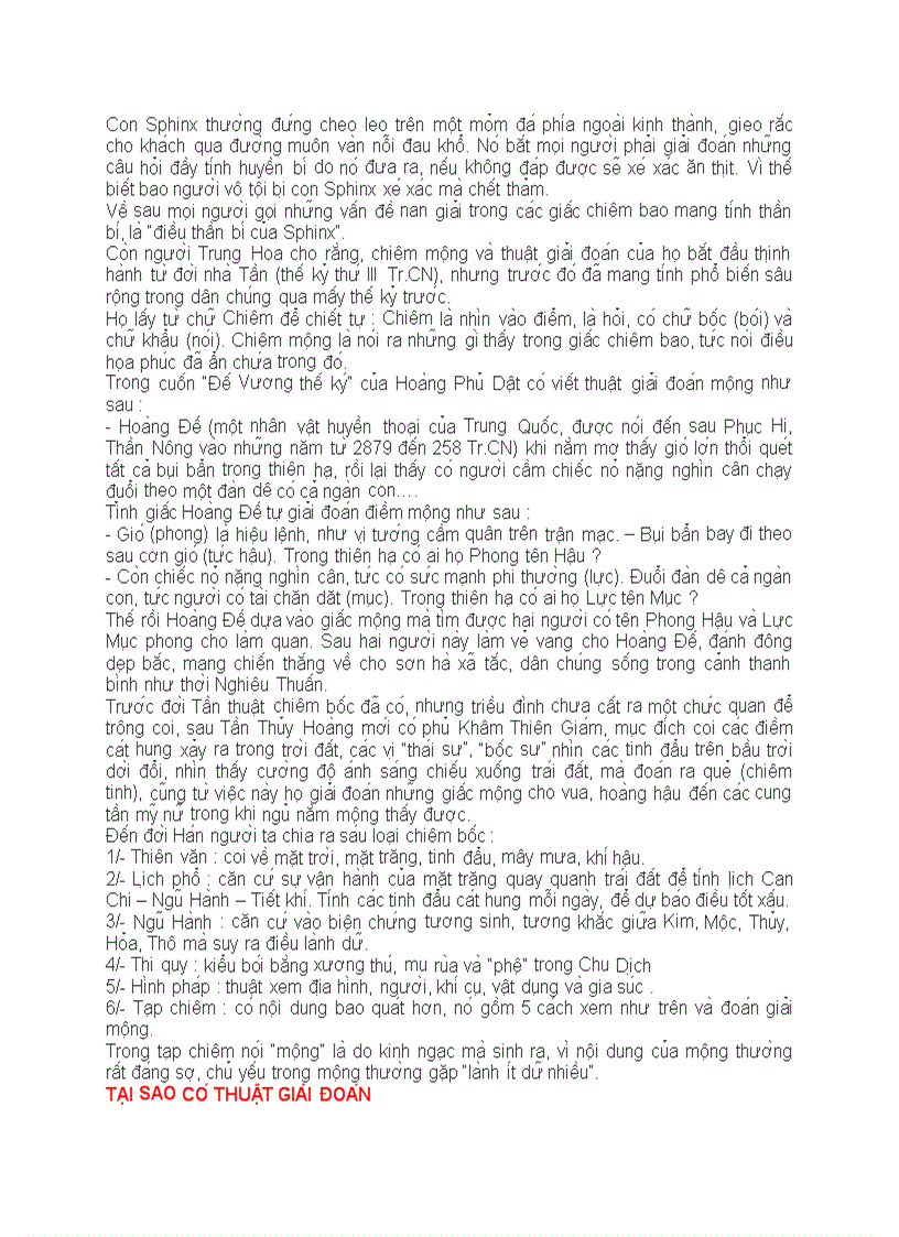 image for page Bí ẩn những điềm chiêm bao