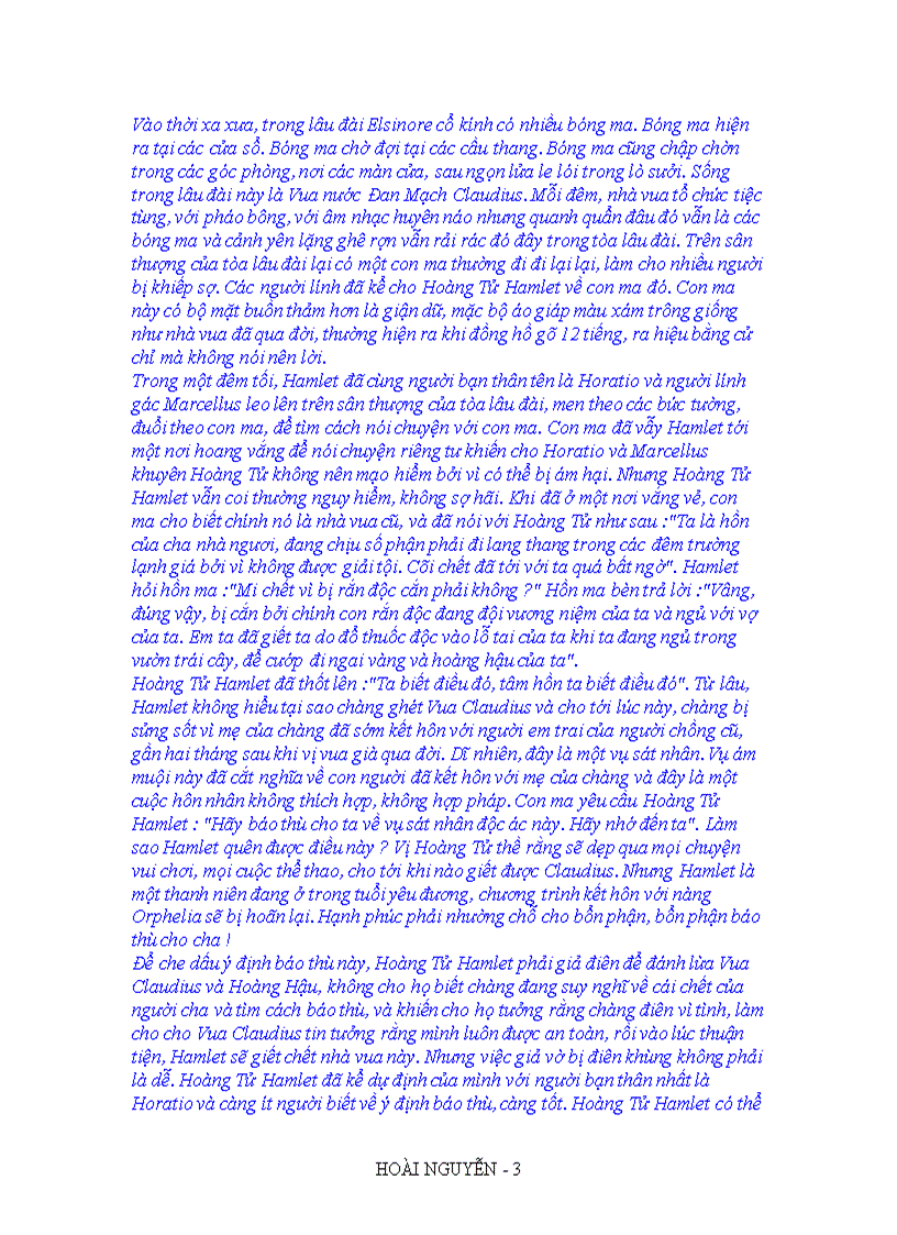image for page Bi kịch Hamlet của Shakespeare