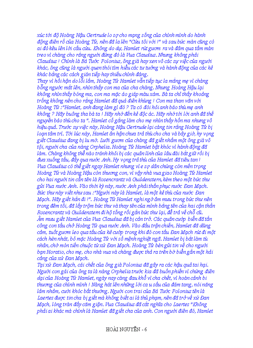image for page Bi kịch Hamlet của Shakespeare