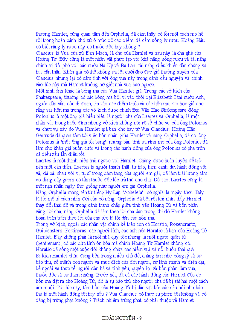 image for page Bi kịch Hamlet của Shakespeare
