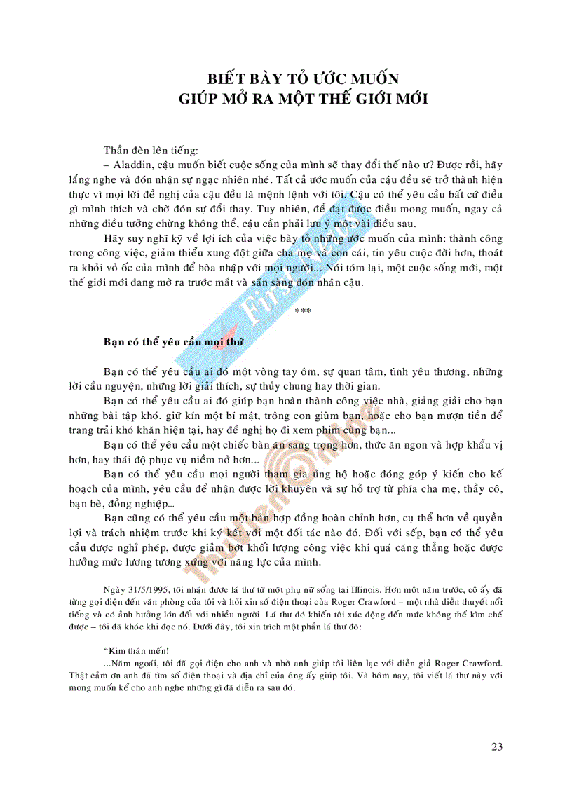 image for page Bí quyết đạt ước mơ