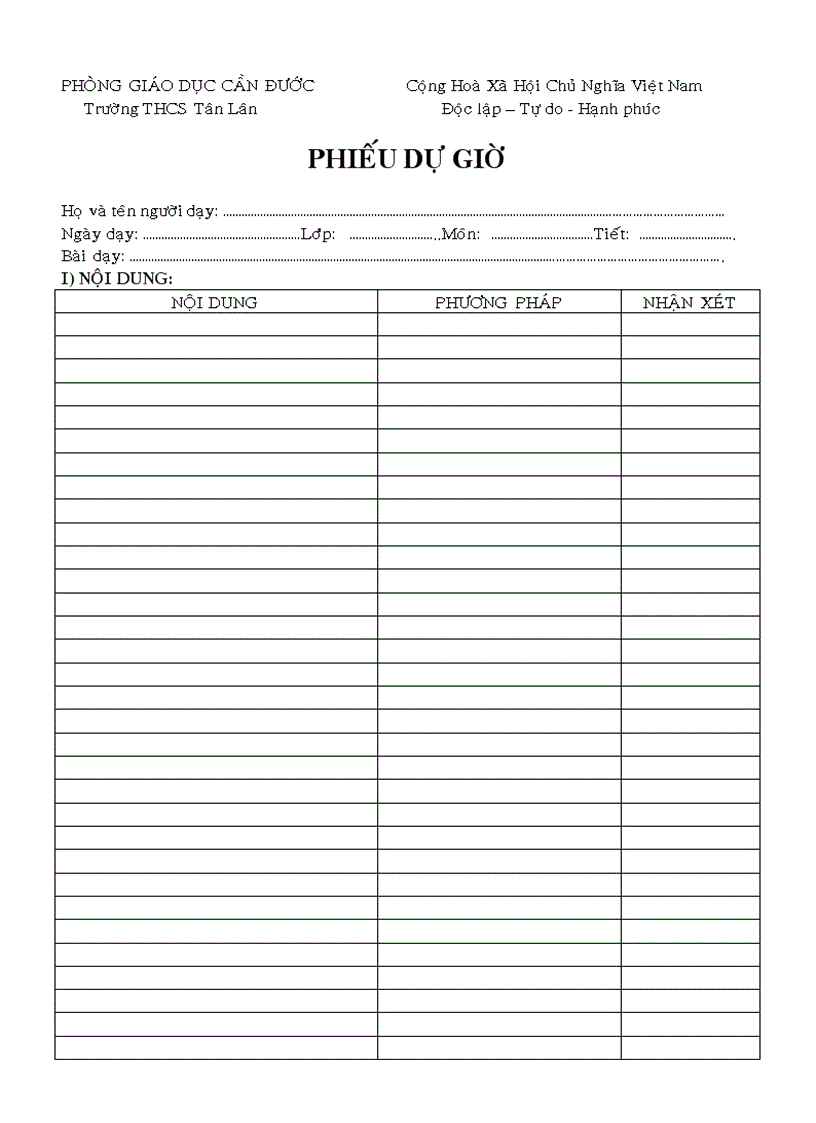 image for page Bìa và sổ dự giờ