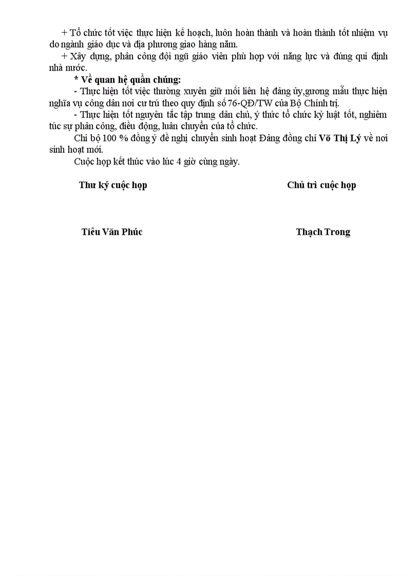 image for page Bien ban hop chi bo chuyen sinh hoat dang