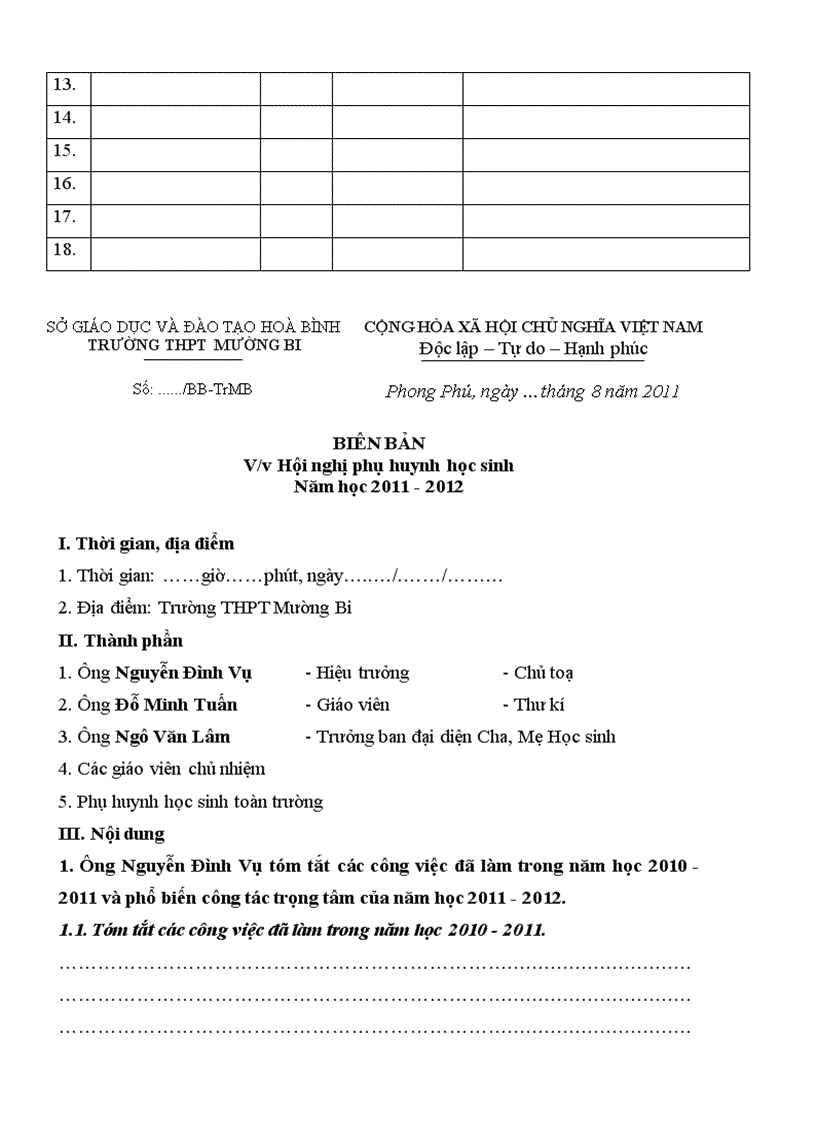 image for page Bien ban hop phu huynh dau nam