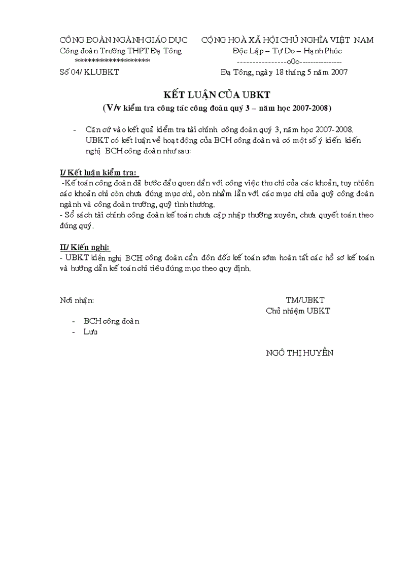 image for page Biên bản KT quý 3 07 08 UBKT