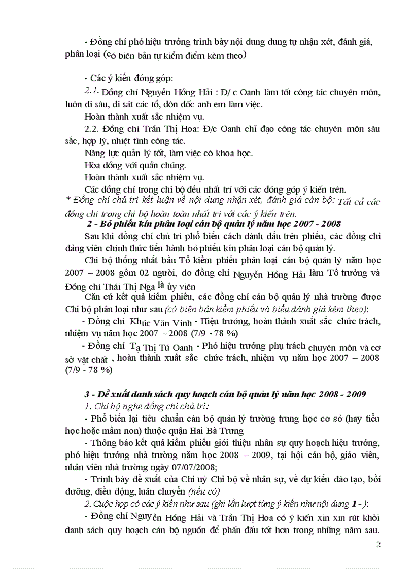 image for page Bien ban sinh hoat Chi bo