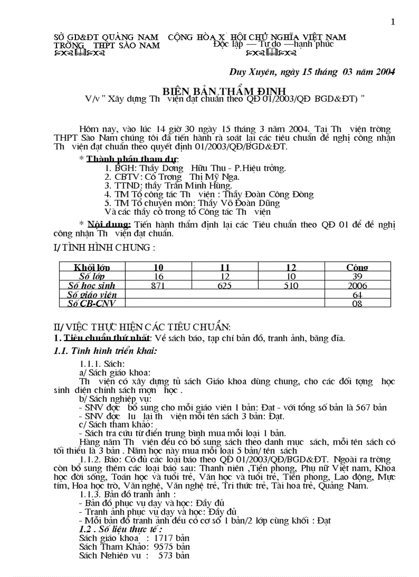 image for page Biên bản thẩm định Thư viện Theo QD01
