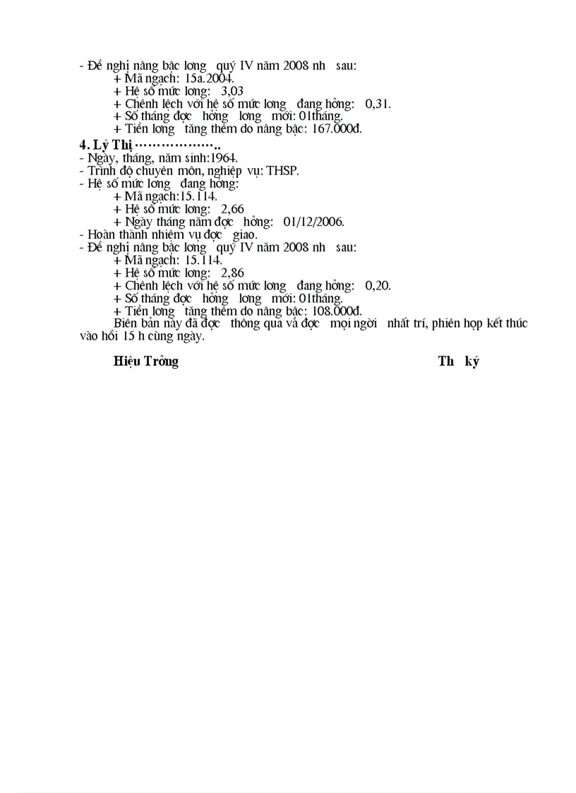 image for page Bien ban xet nang bac luong