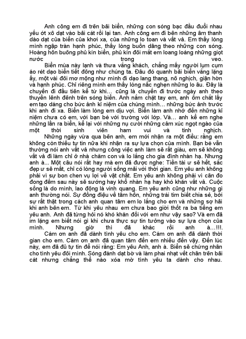 image for page Biển nỗi nhớ và em