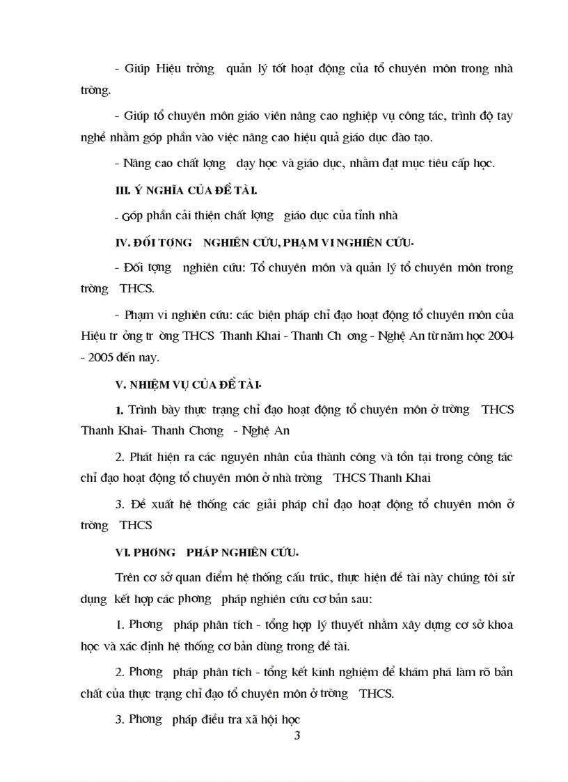 image for page Biện pháp chỉ đạo tổ chuyên môn