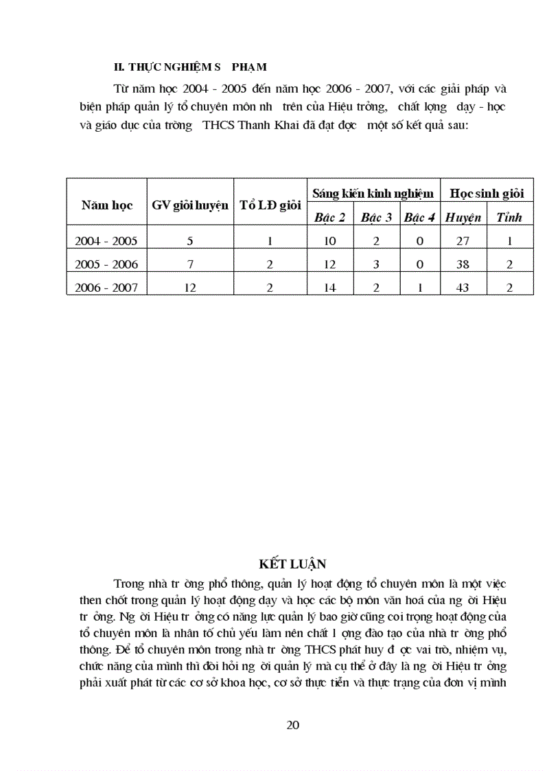image for page Biện pháp chỉ đạo tổ chuyên môn