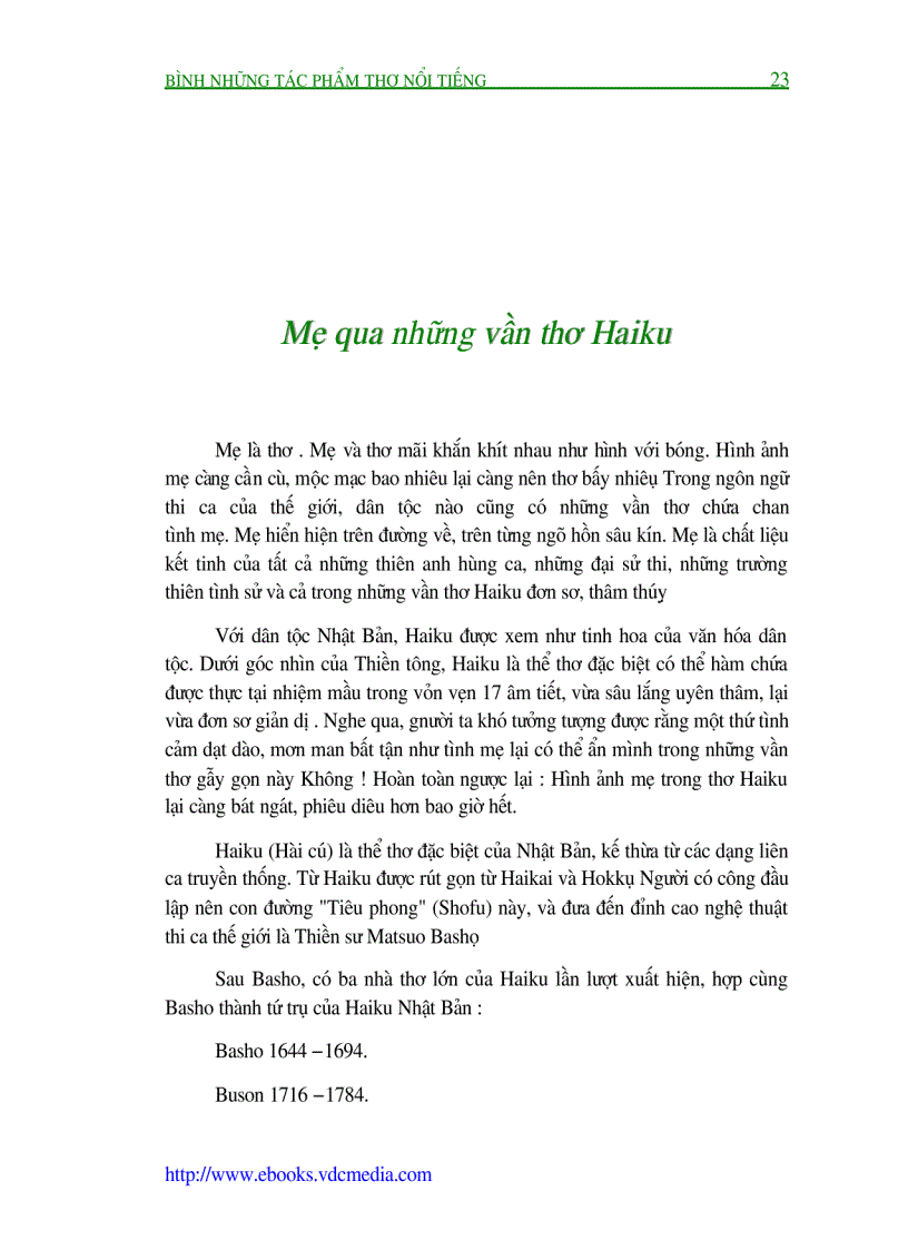 image for page Bình những tác pmẩm nổi tiếng