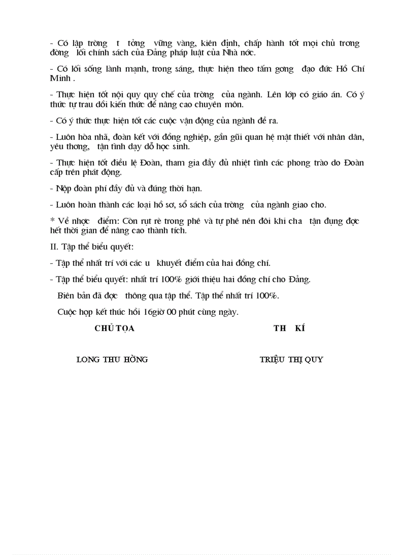 image for page Bình xét đoàn viên ưu tú cho đảng