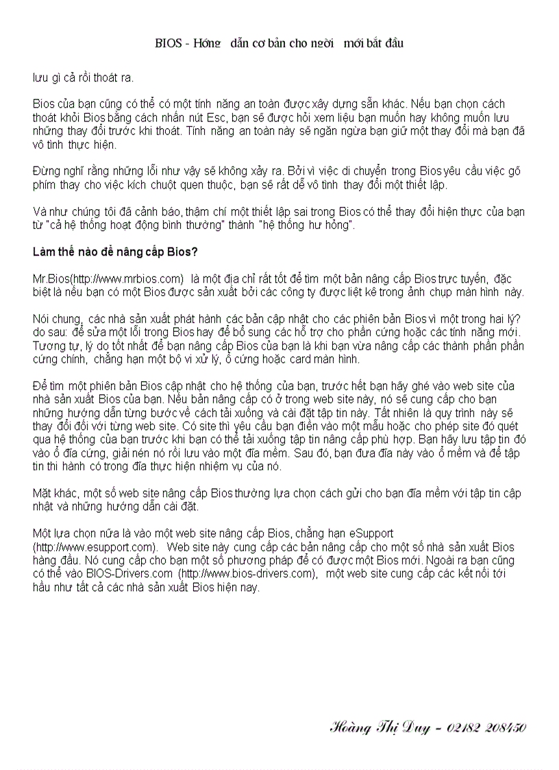 image for page Bios hướng dẫn cài đặt lần đầu
