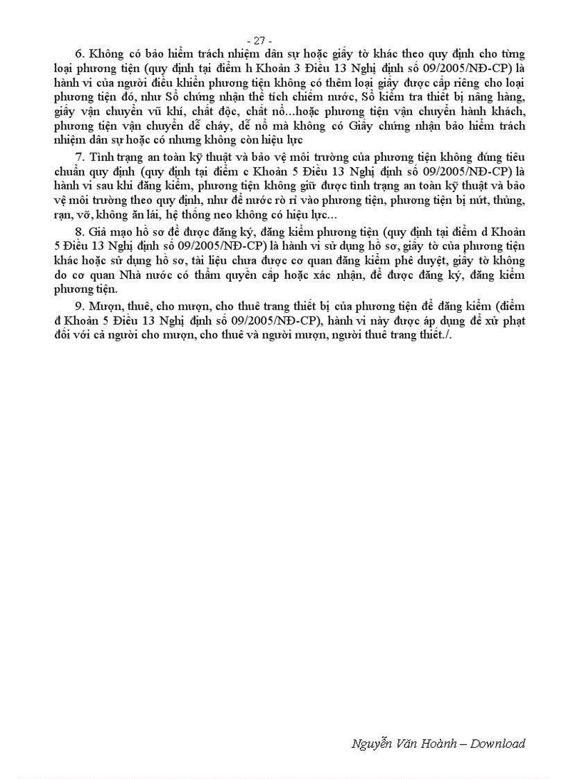 image for page Bộ câu hỏi Hội thi ATGT 2011