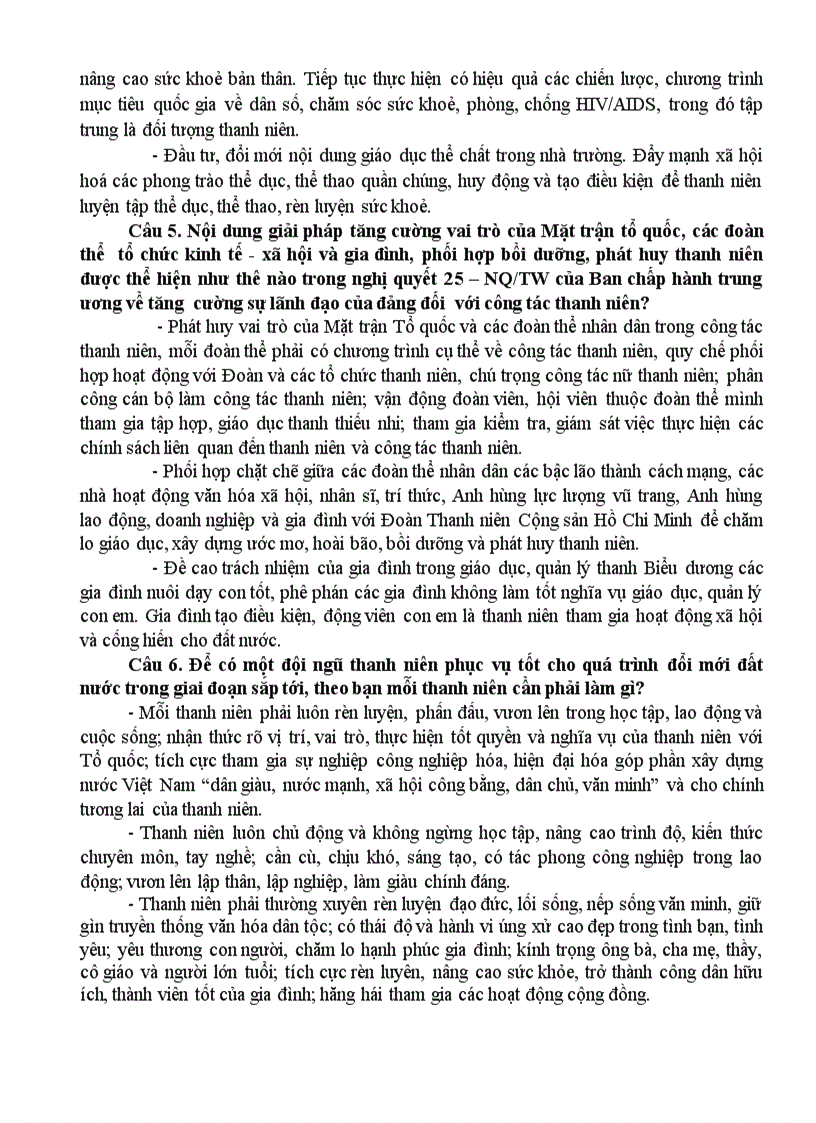 image for page Bộ câu hỏi thi Bí thư Đoàn giỏi