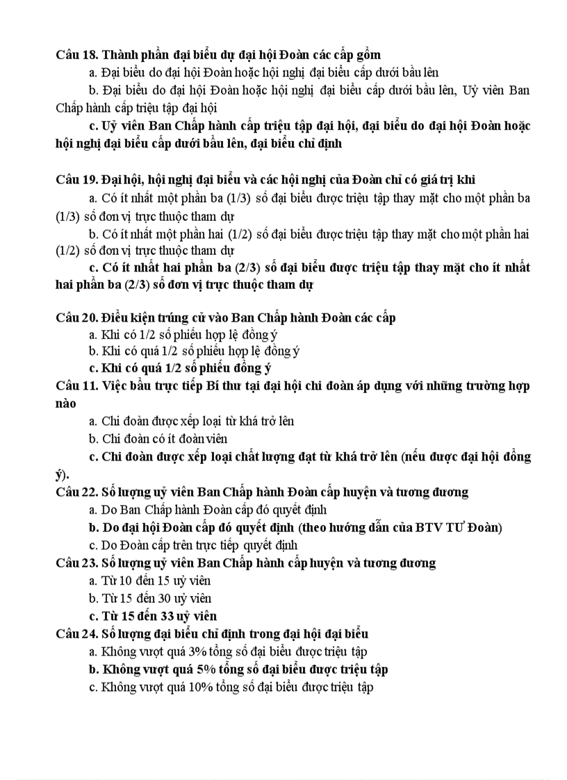 image for page Bộ câu hỏi thi Bí thư Đoàn giỏi