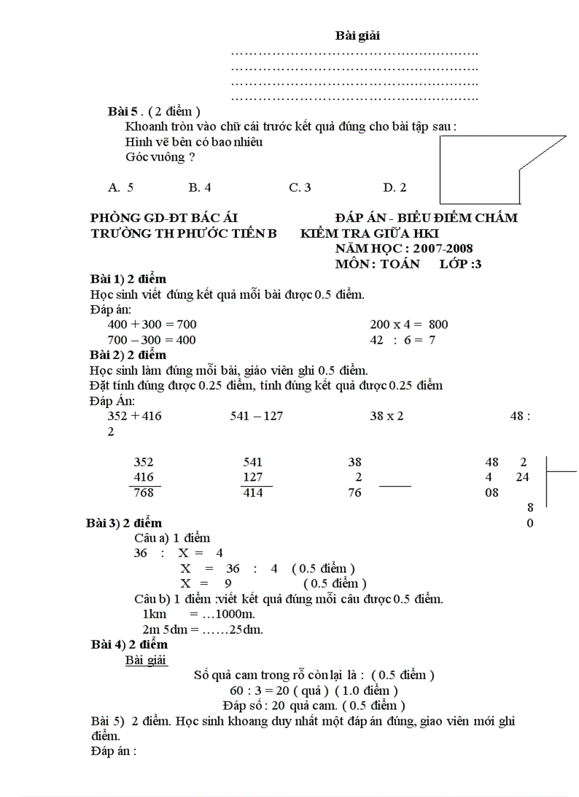 image for page Bộ đề thi đáp án HKII lớp 1234 và 5