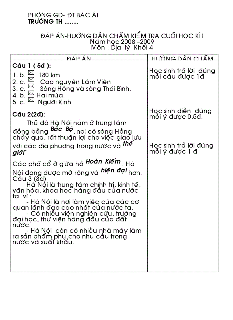 image for page Bộ đề thi HK1 khối 4 5 2009 2010