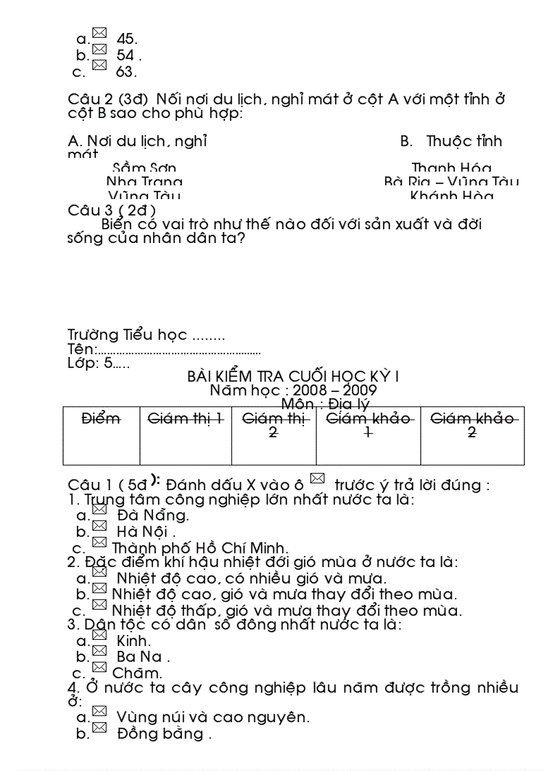 image for page Bộ đề thi HK1 khối 4 5 2009 2010