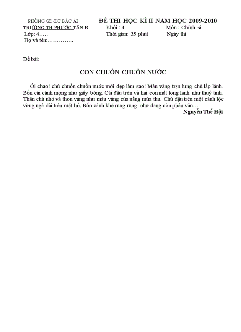 image for page Bộ đề thi HKII Tiểu học