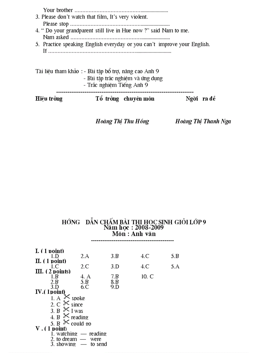 image for page Bộ đề thi hsg lớp 9 năm học 2008 2009