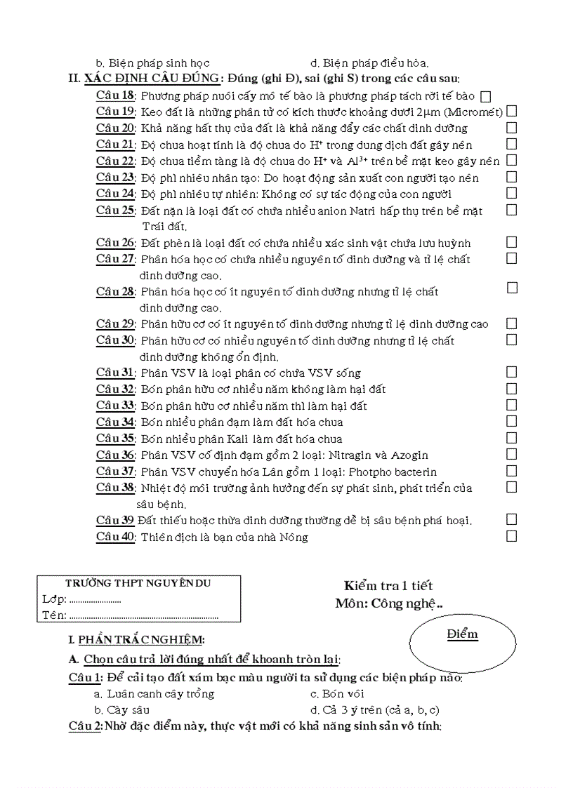 image for page Bộ đề thi môn Sinh nâng cao